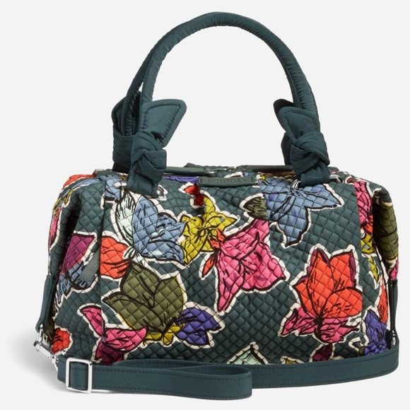 Vera Bradley Handbags - Vera Bradley Hadley Satchel in Falling Flowers NWT